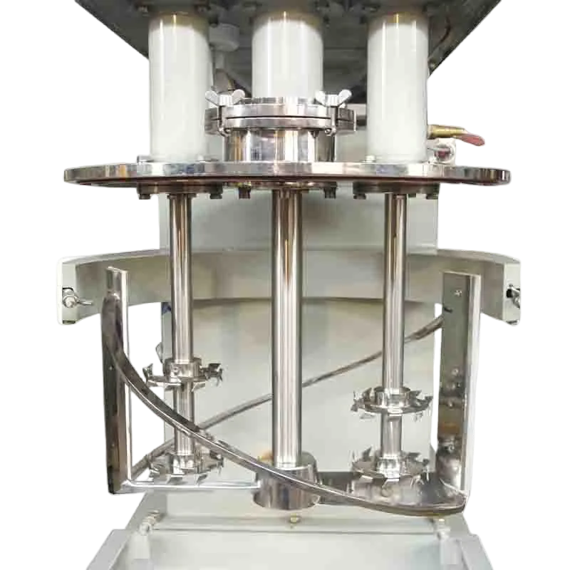 three shaft mixer, high viscosity wet chemical product