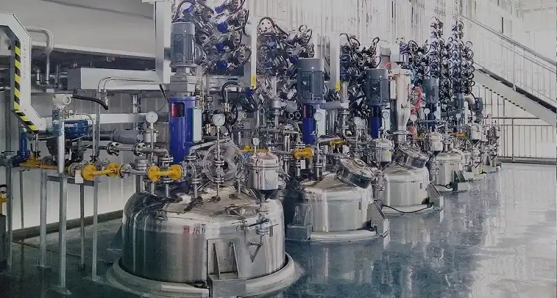 jacketed stainless steel reactor