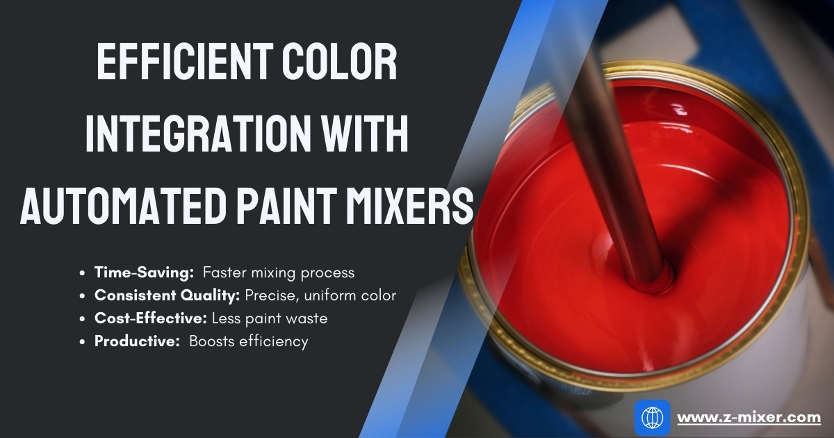 Efficient Color Integration with Automated Paint Mixers