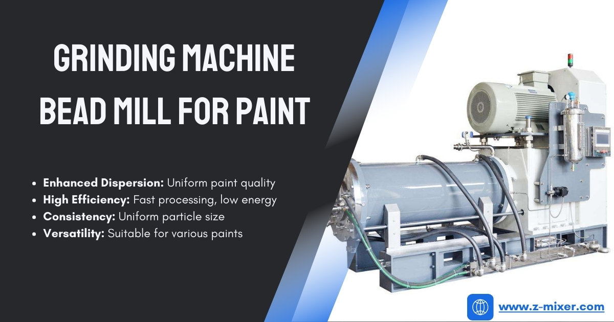 Grinding Machine Bead Mill For Paint