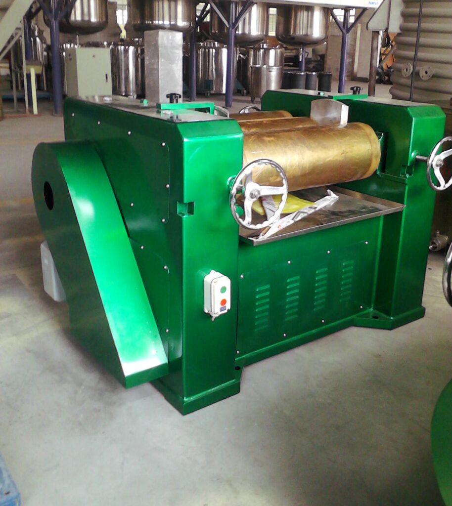 triple roll mill machine