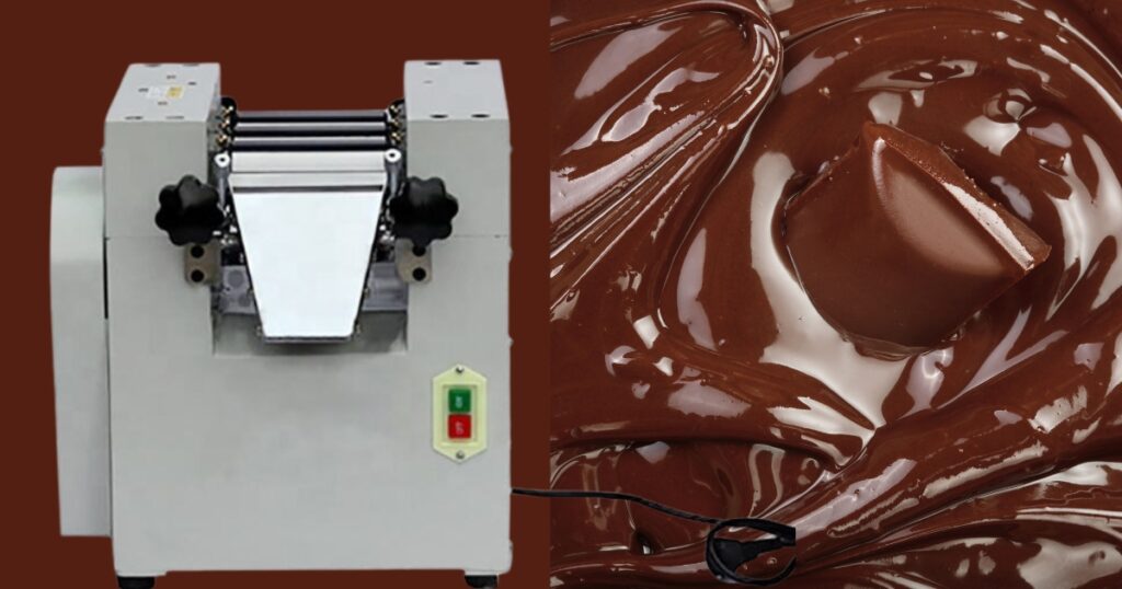 chocolate triple roll mill machine