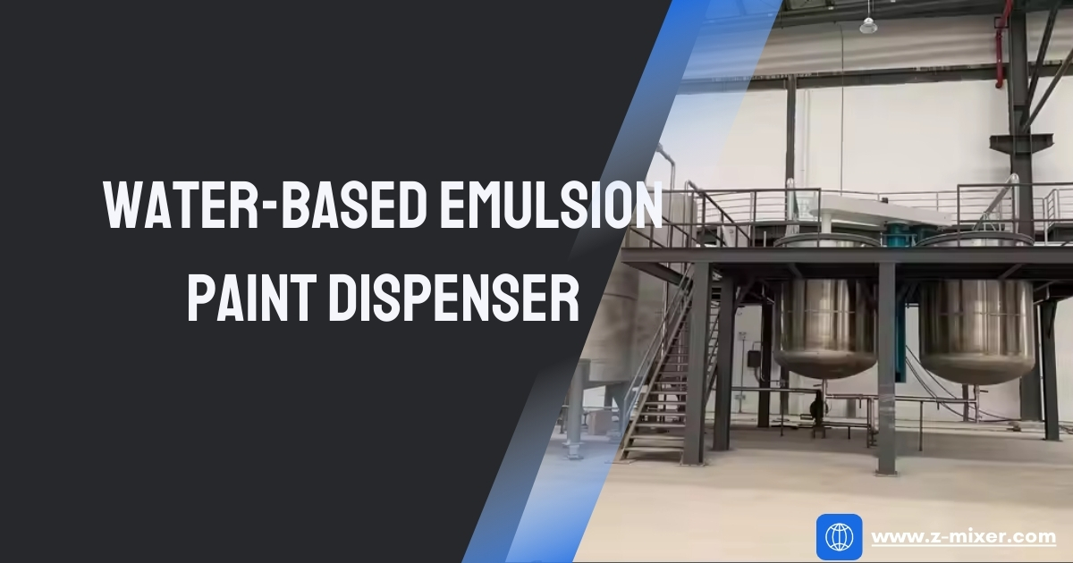 Water-Based Emulsion Paint Dispenser