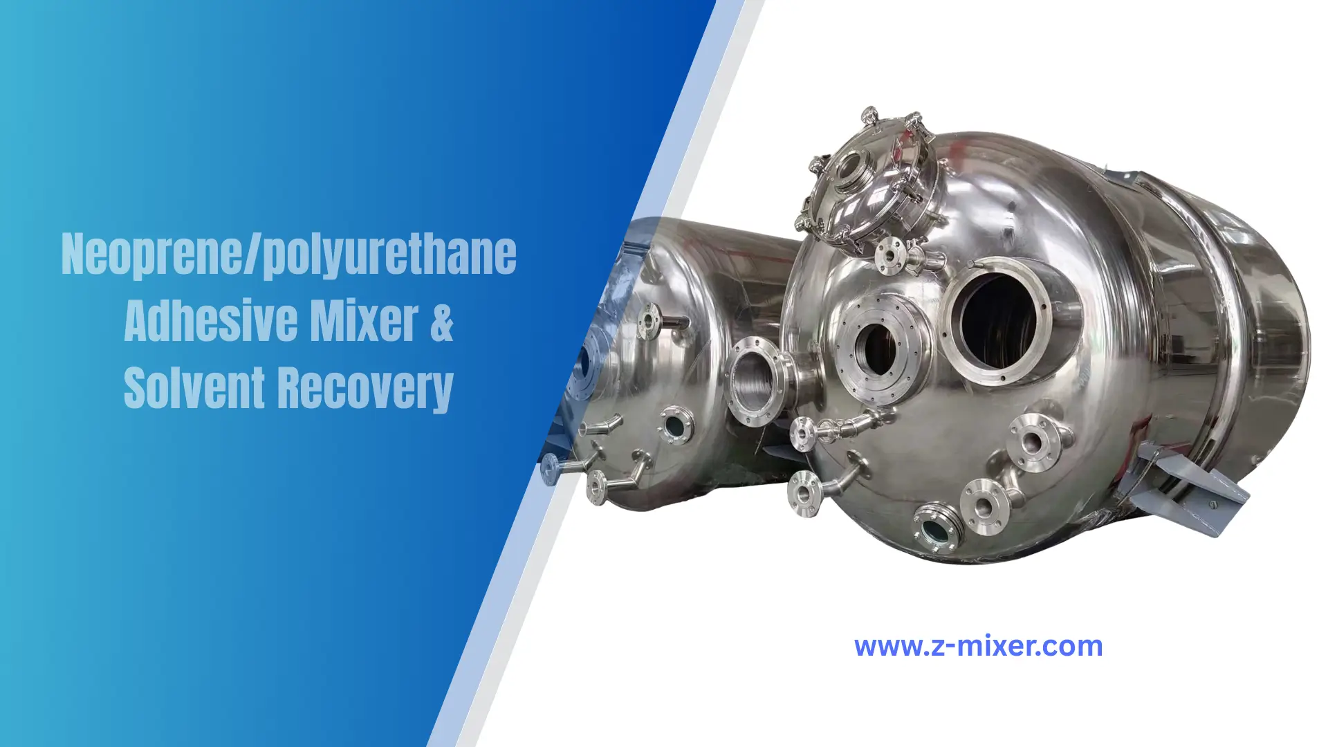 Neoprene Adhesive Mixer with High Speed Dissolver