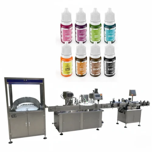 Industrial Bottle Filler for Art Supplies and Chemical Solutions Liquid Bottle Filling Machine for Liquid Watercolor and Mediums